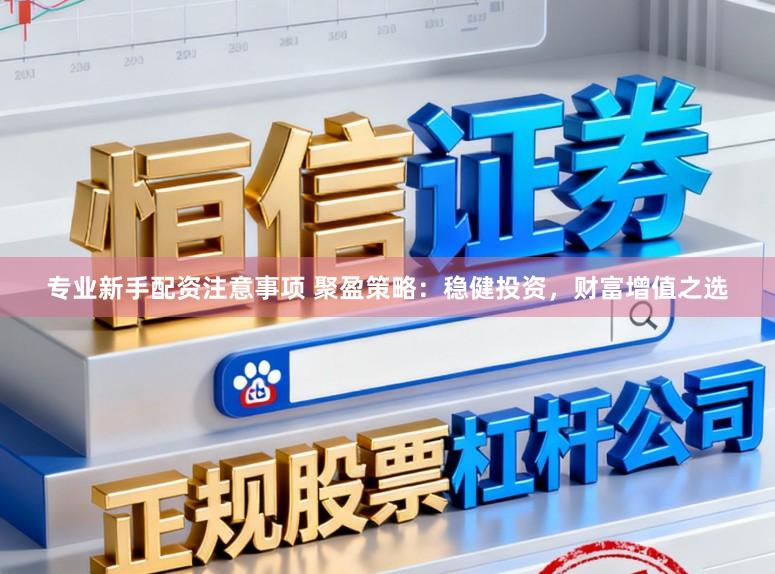 专业新手配资注意事项 聚盈策略：稳健投资，财富增值之选