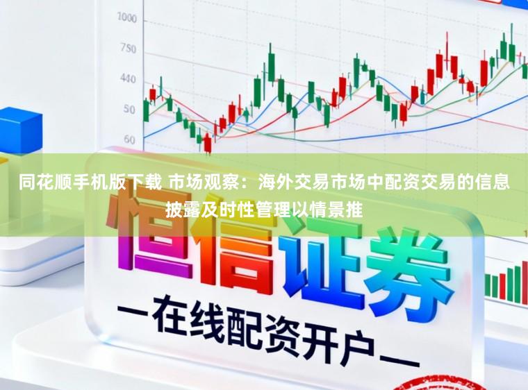 同花顺手机版下载 市场观察：海外交易市场中配资交易的信息披露及时性管理以情景推